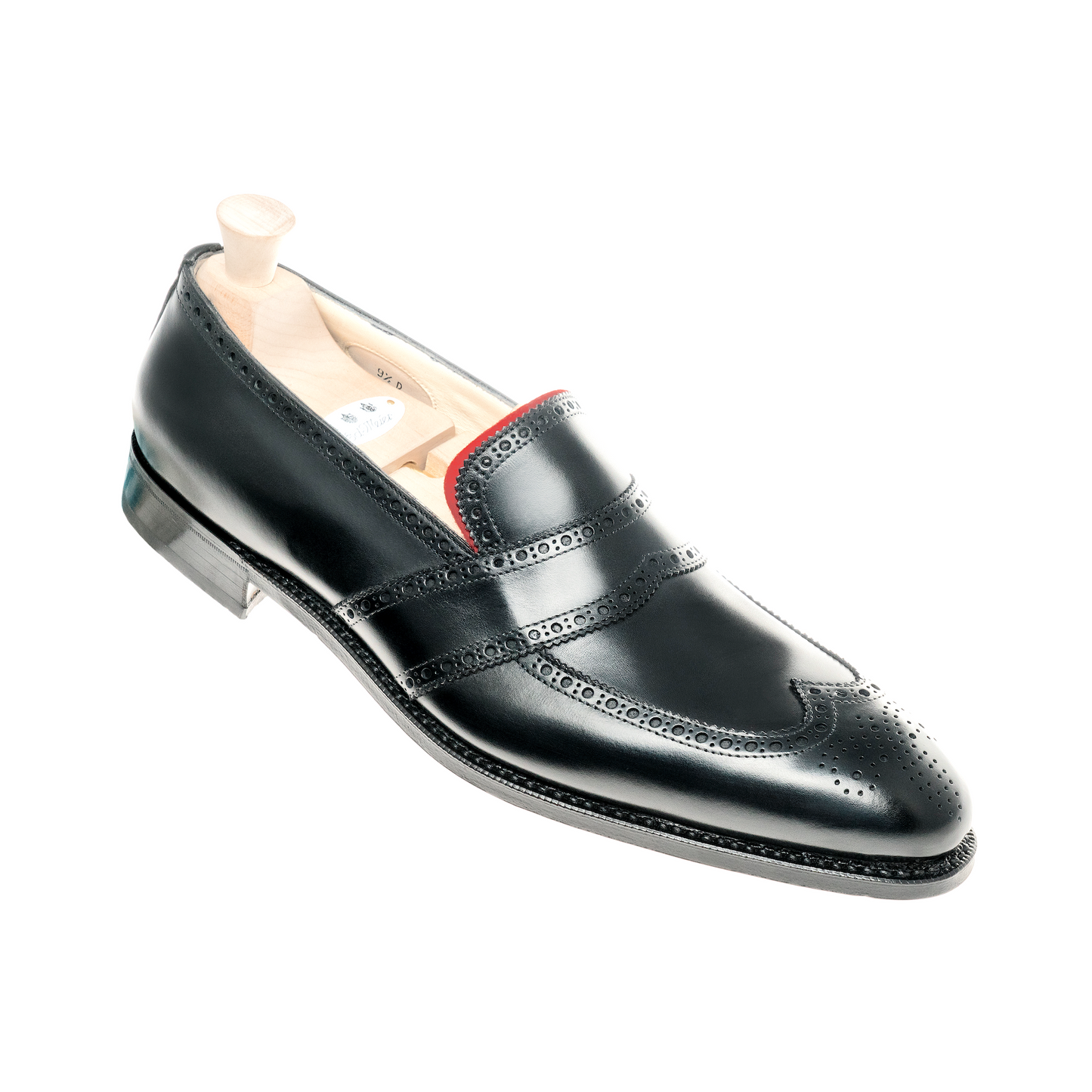 Andrassy Loafer - handrahmengenähter RedTongue® auf dem 385 Peduform®-Leisten