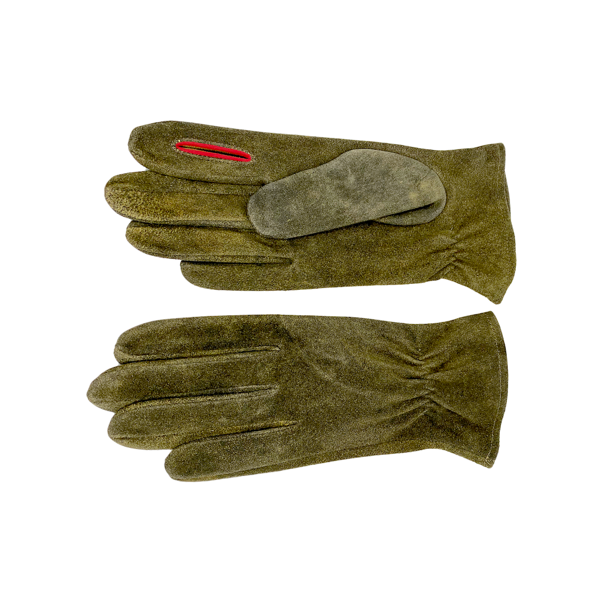handschuhe alt Schießhandschuh aus altschwarzem Rehleder – Ed.Meier Muenchen
