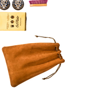 Wildleder Allzwecksackerl  - leer oder mit Schuhpflegen
