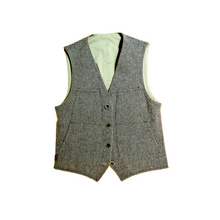 Laden Sie das Bild in den Galerie-Viewer, Wendeweste Tweed und CottonTwill
