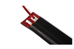 "Miniwerkzeugtasche" - Futteral für und mit Stift und Lineal Maße: L 20 cm B 5 cm